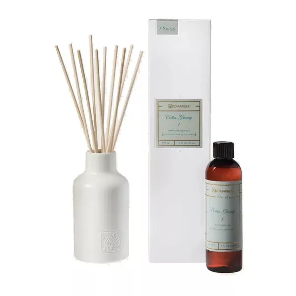 AROMATIQUE COTTON GINSENG - REED DIFFUSER SET