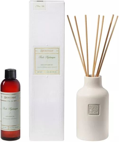 AROMATIQUE FRESH HYDRANGEA REED DIFFUSER SET