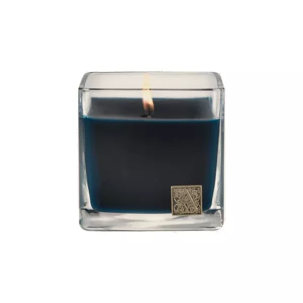 AROMATIQUE THE SMELL OF WINTER GLASS CUBE CANDLE