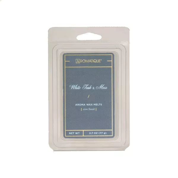 AROMATIQUE WHITE TEAK & MOSS AROMA WAX MELTS