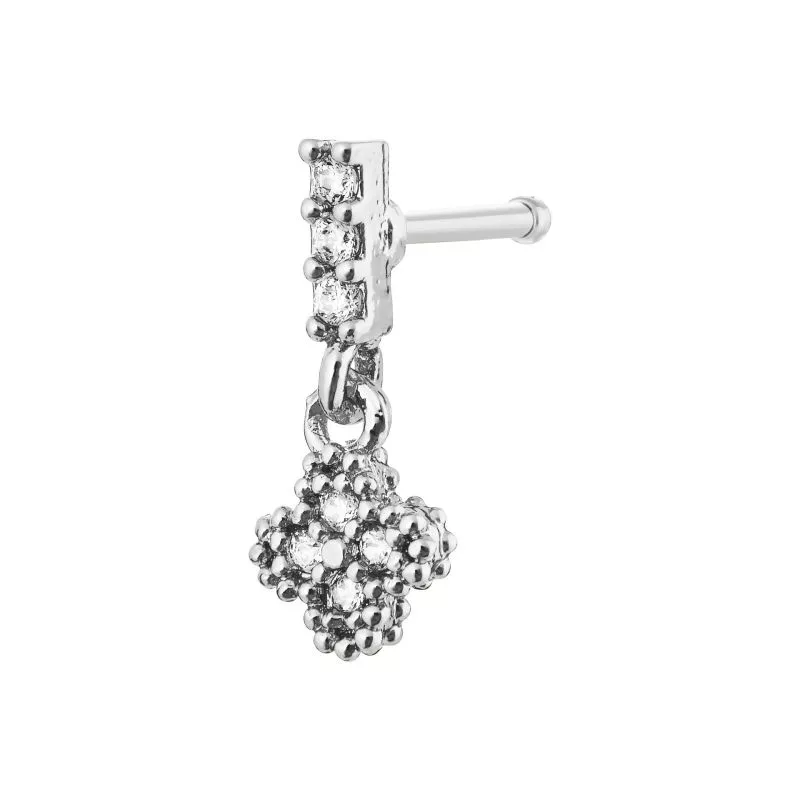 ARRIA INDIVIDUAL PACK NOSE BONE DANGLE CLEEF- GOLD[BN306], WHITE GOLD[BN406]
