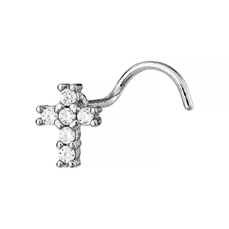 ARRIA INDIVIDUAL PACK NOSE SCREW CROSS - GOLD /WHITE GOLD