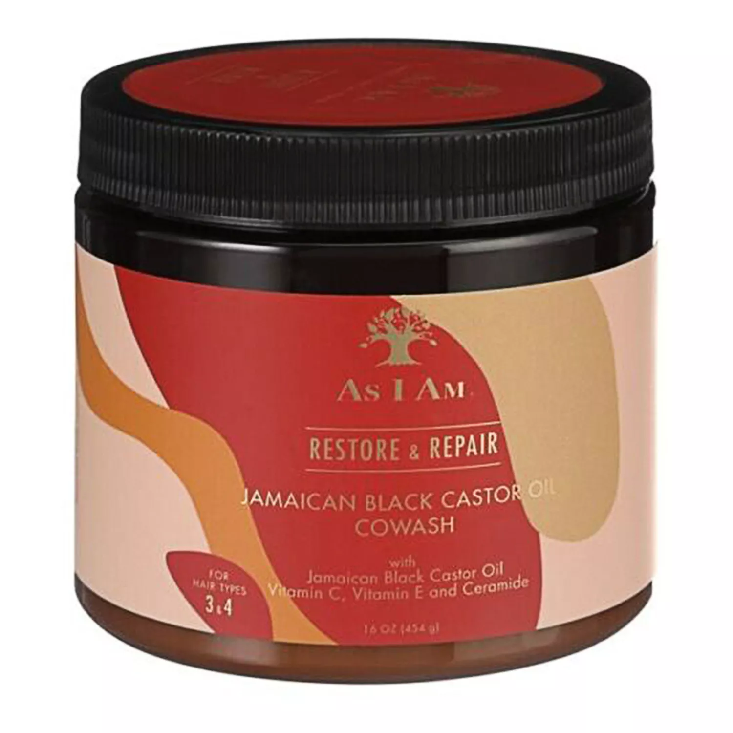 As I Am Jamaican Black Castor Oil Cowash 16oz/ 454g