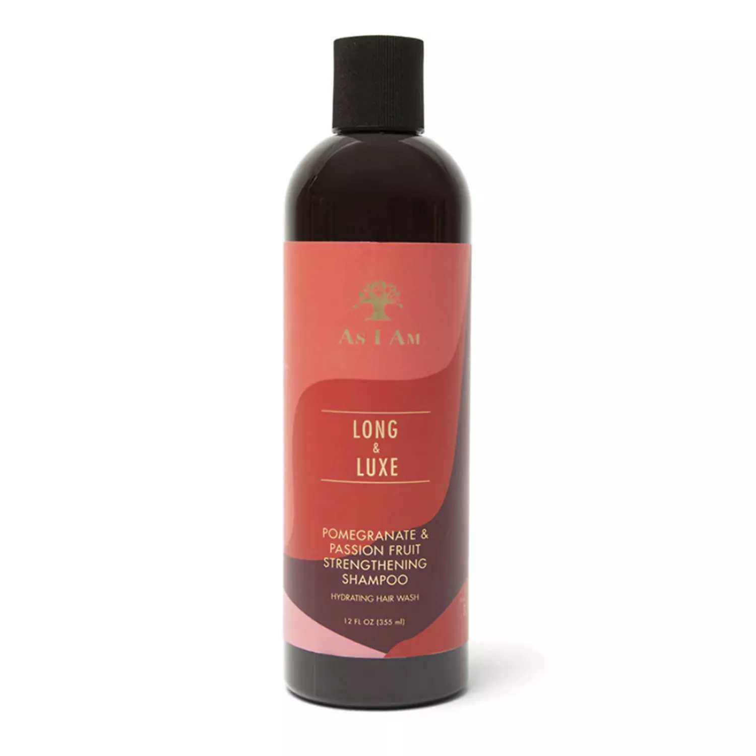 As I Am Long & Luxe Pomegranate & Passion Fruit Strengthening Shampoo 12oz/ 355ml