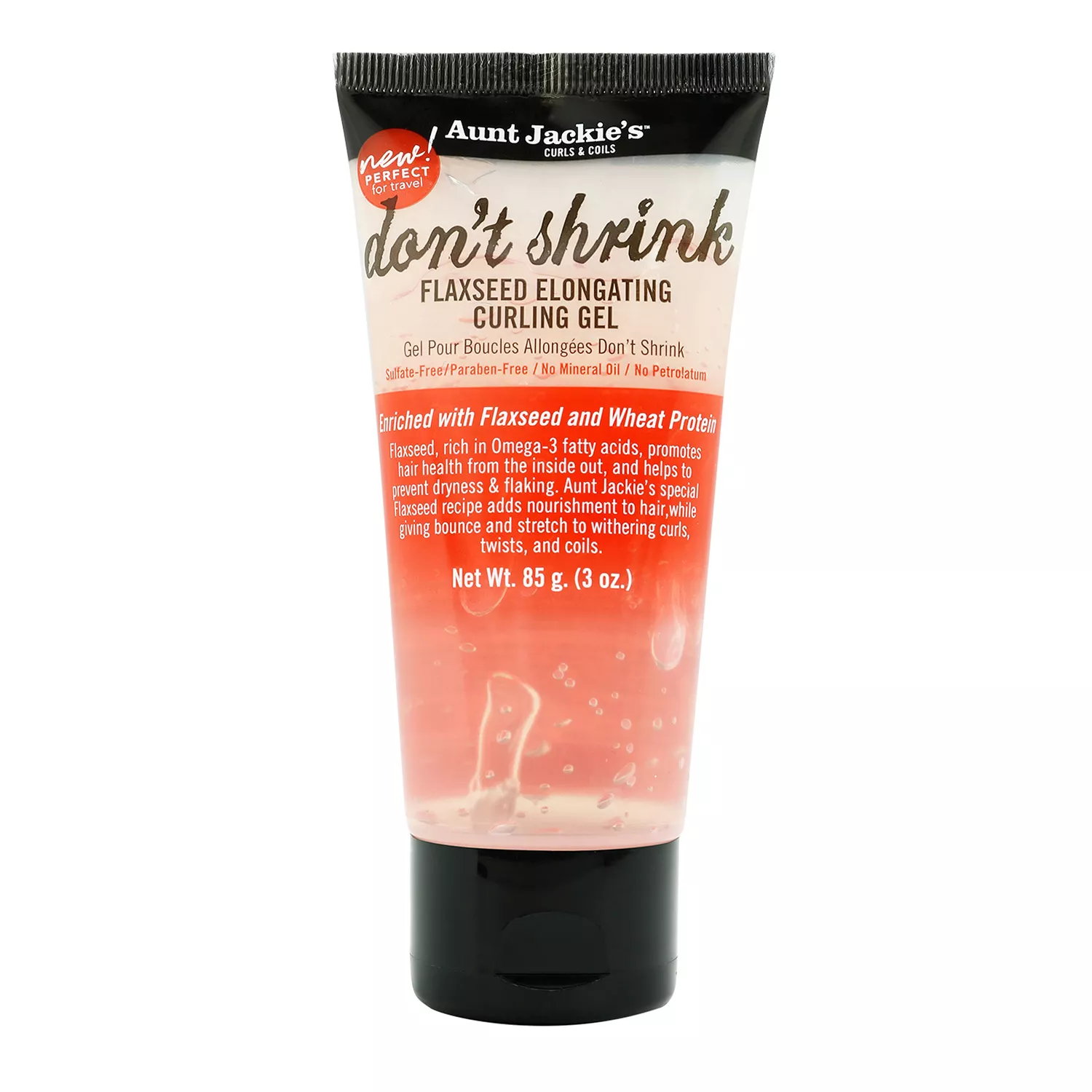 Aunt Jackie's Don't Shrink Flaxseed Elongating Curling Gel 3oz/ 85g