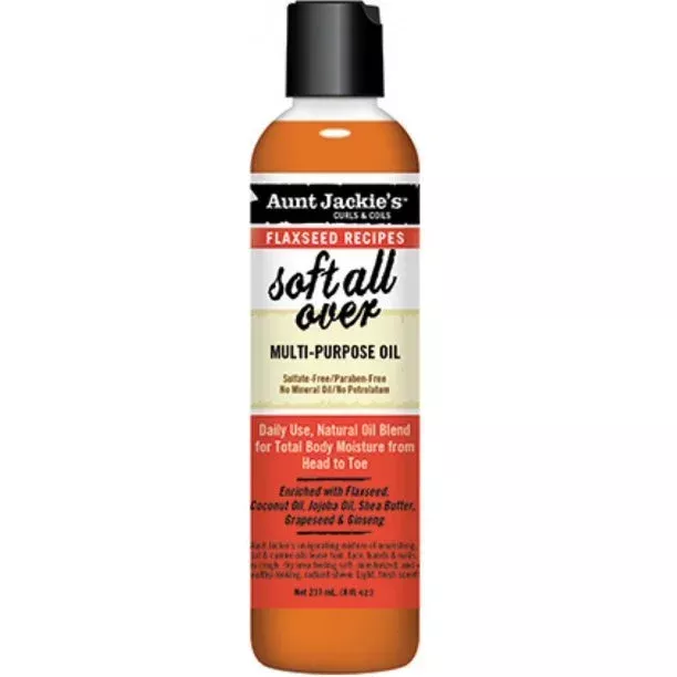 Aunt Jackie's Flaxseed Recipes Soft All Over Multi-Purpose Oil