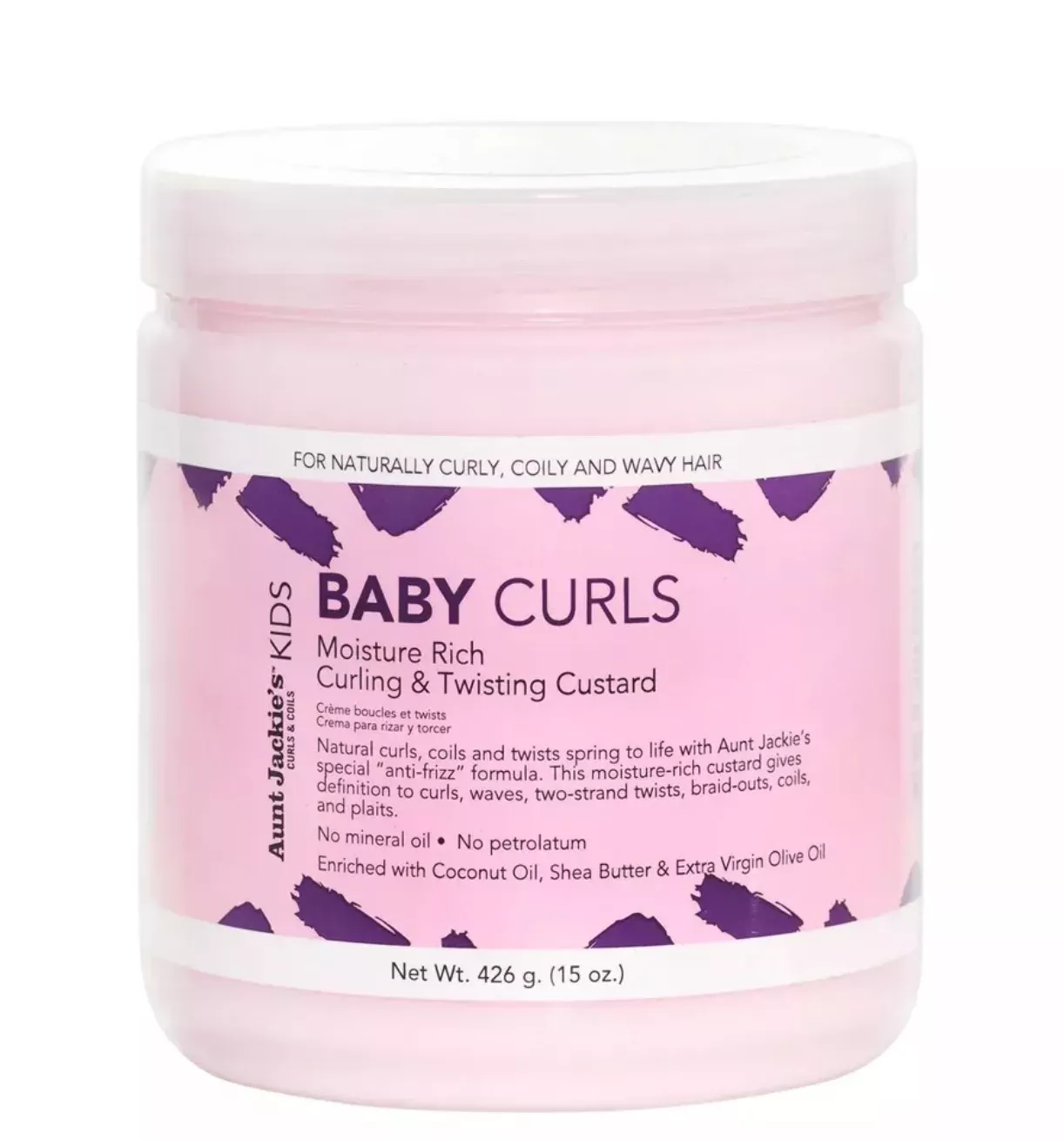 Aunt Jackie's Kids Baby Curls Curling & Twisting Custard