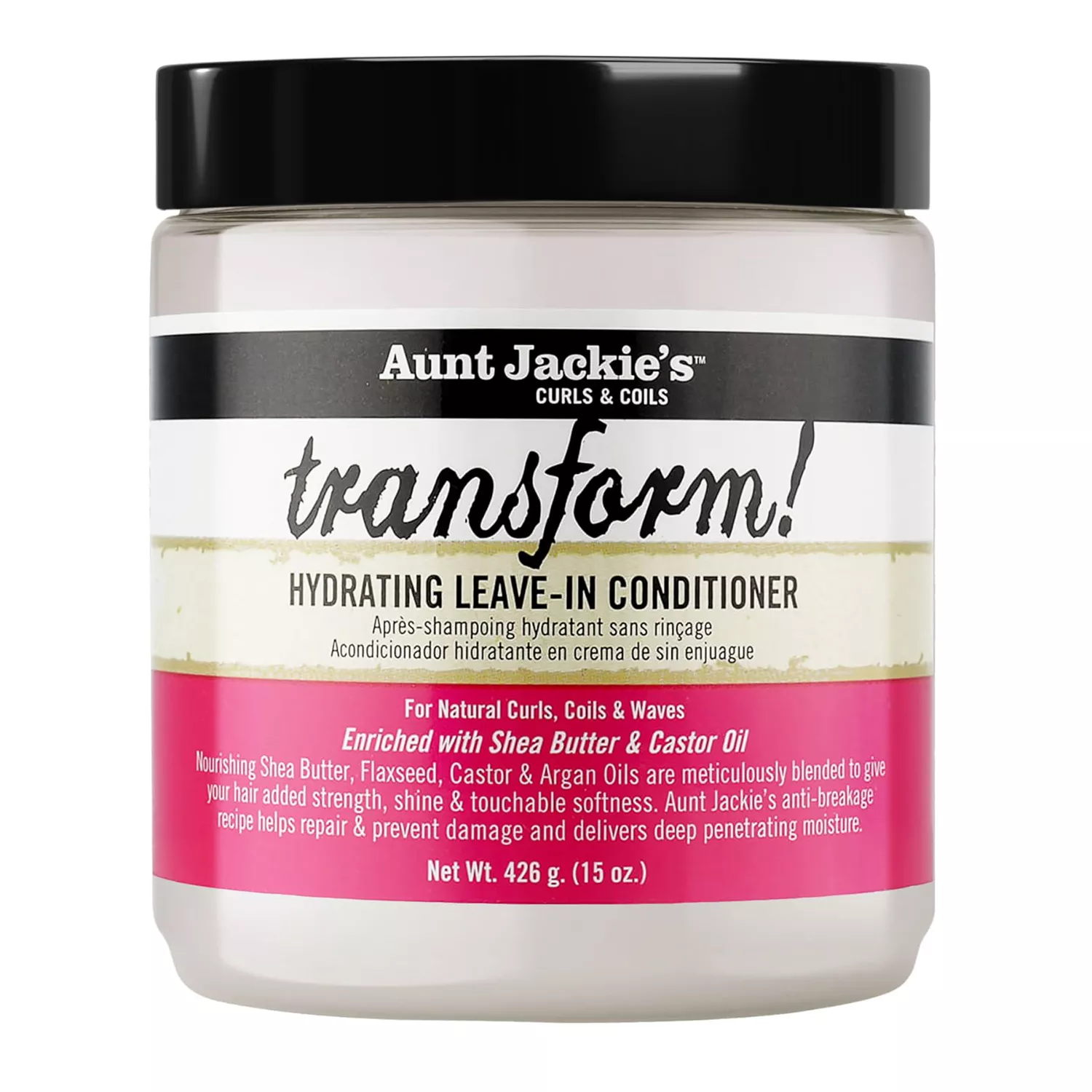 Aunt Jackie's Transform Hydrating Leave-In Conditioner 15oz/ 426g