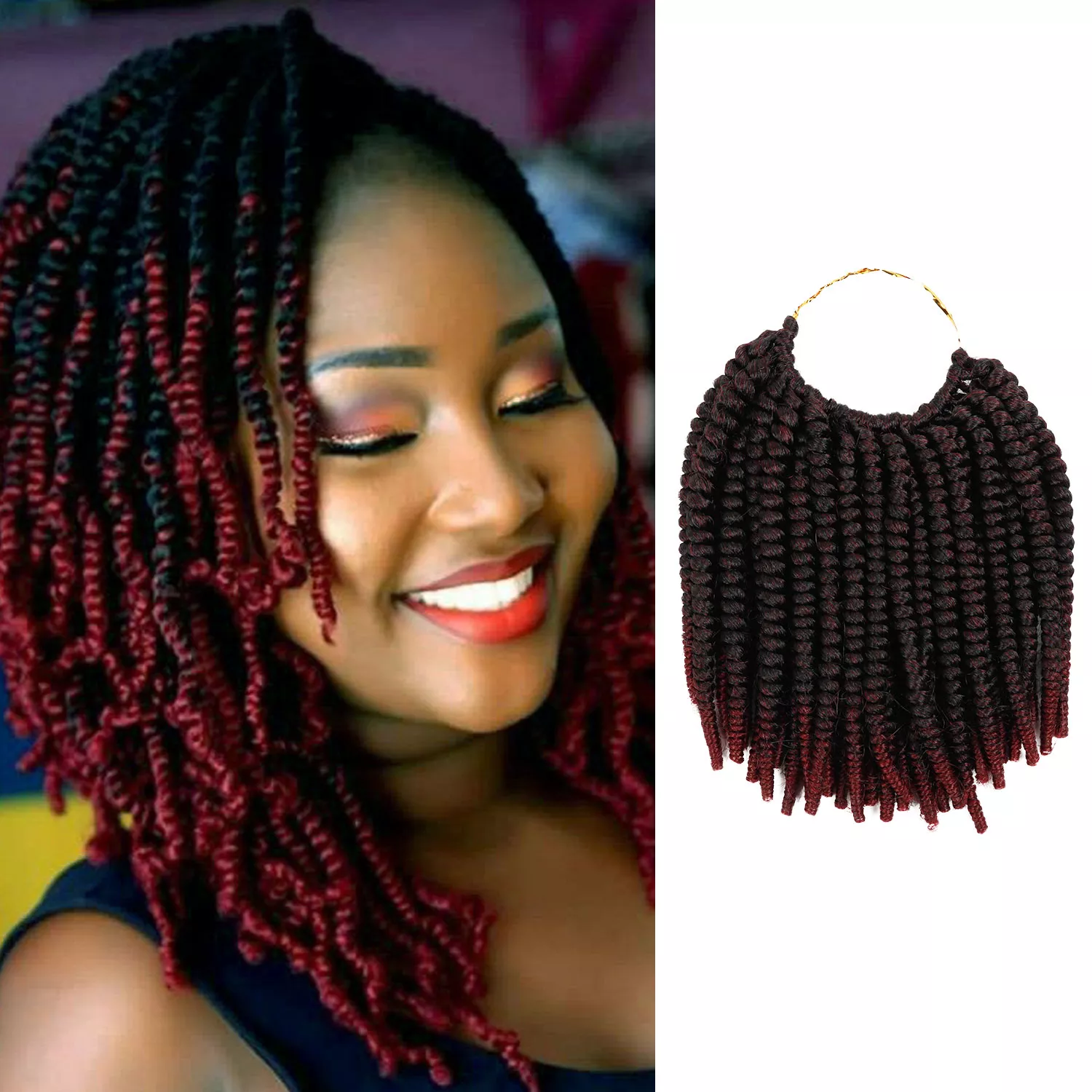 Authentic Crochet Braid Loop Nubian Twist 10"