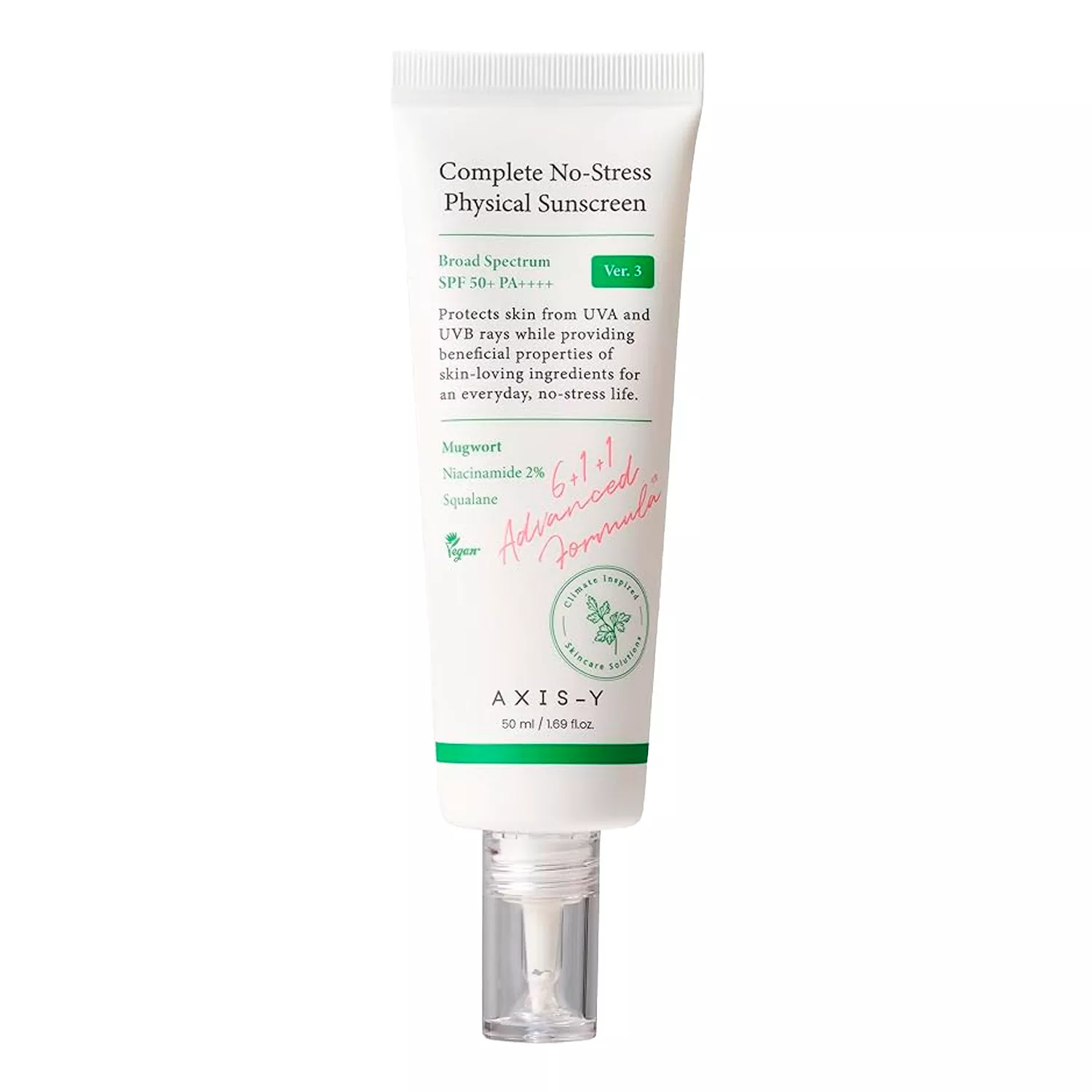 Axis-y Complete No-Stress Physical Sunscreen SPF 50+ 1.69oz/ 50ml