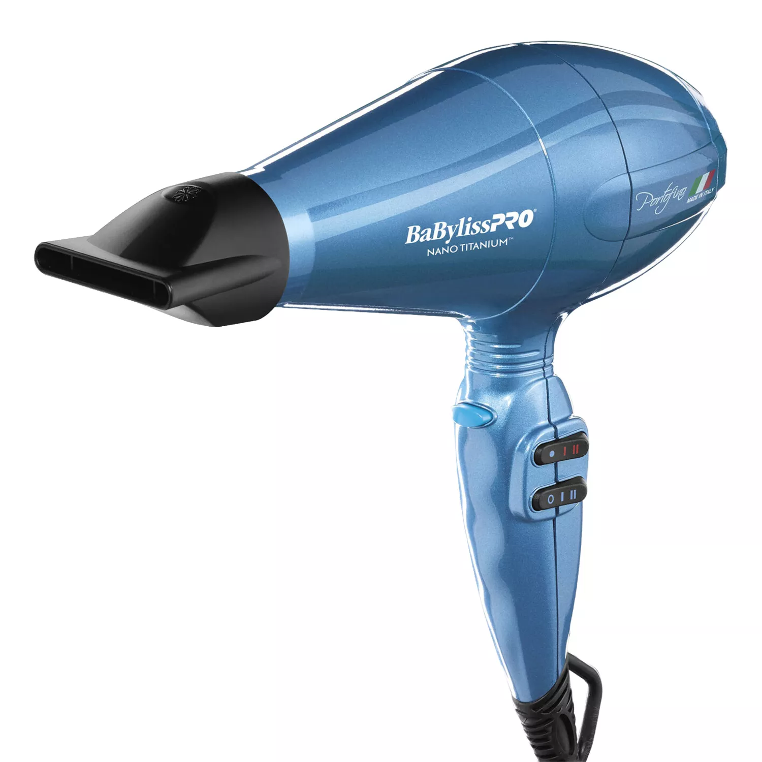 Babyliss Pro Nano Titanium Portofino Dryer Full-Size Blue