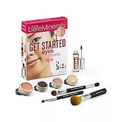 Bare Escentuals bareMinerals Get Started: Eyes Cheeks Lips- Medium-to-Tan