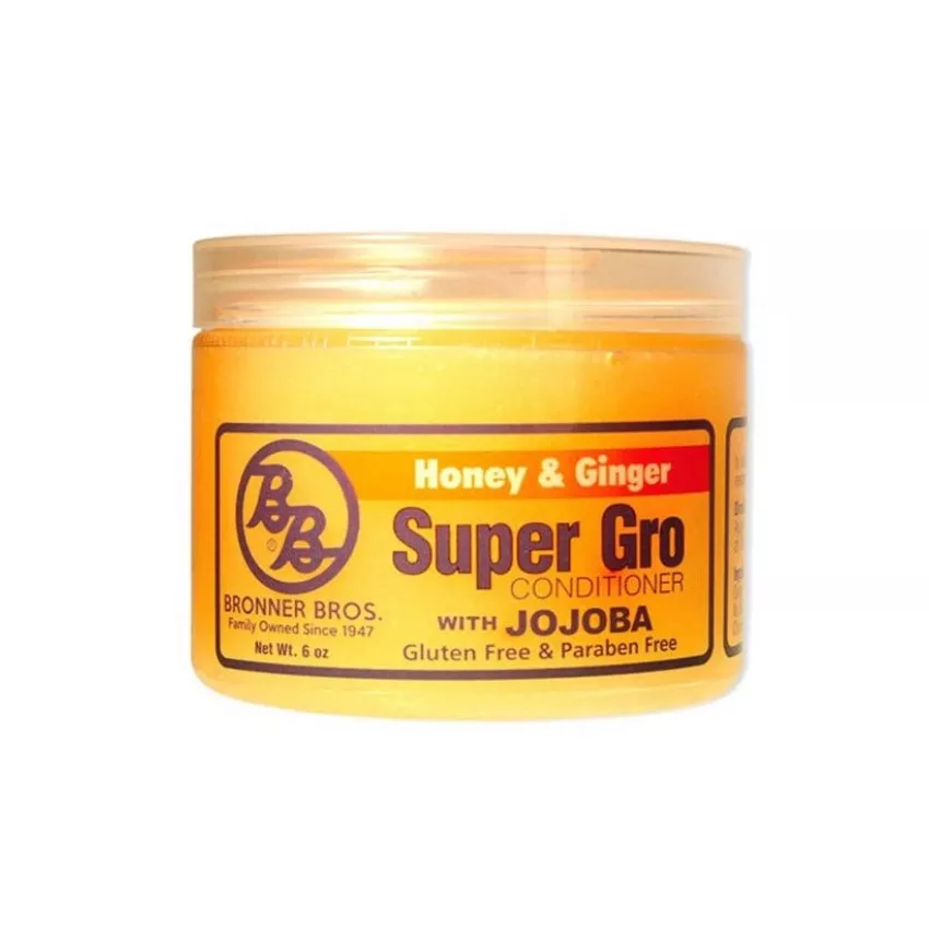 BB SUPER GRO CONDITIONER WITH JOJOBA - HONEY & GINGER 6oz