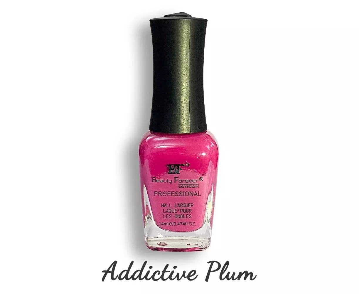 Beauty Forever London Professional Nail Paint – Addictive Plum 17