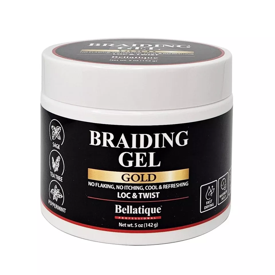 BELLATIQUE GOLD BRAID GELMAXIMUM HOLD 5oz