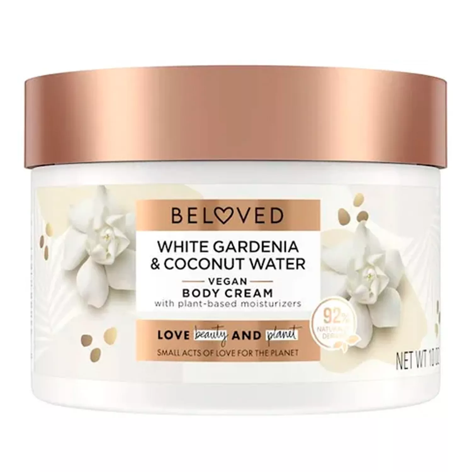 Beloved Vegan Body Cream 10oz (White Gardenia & Coconut Water)