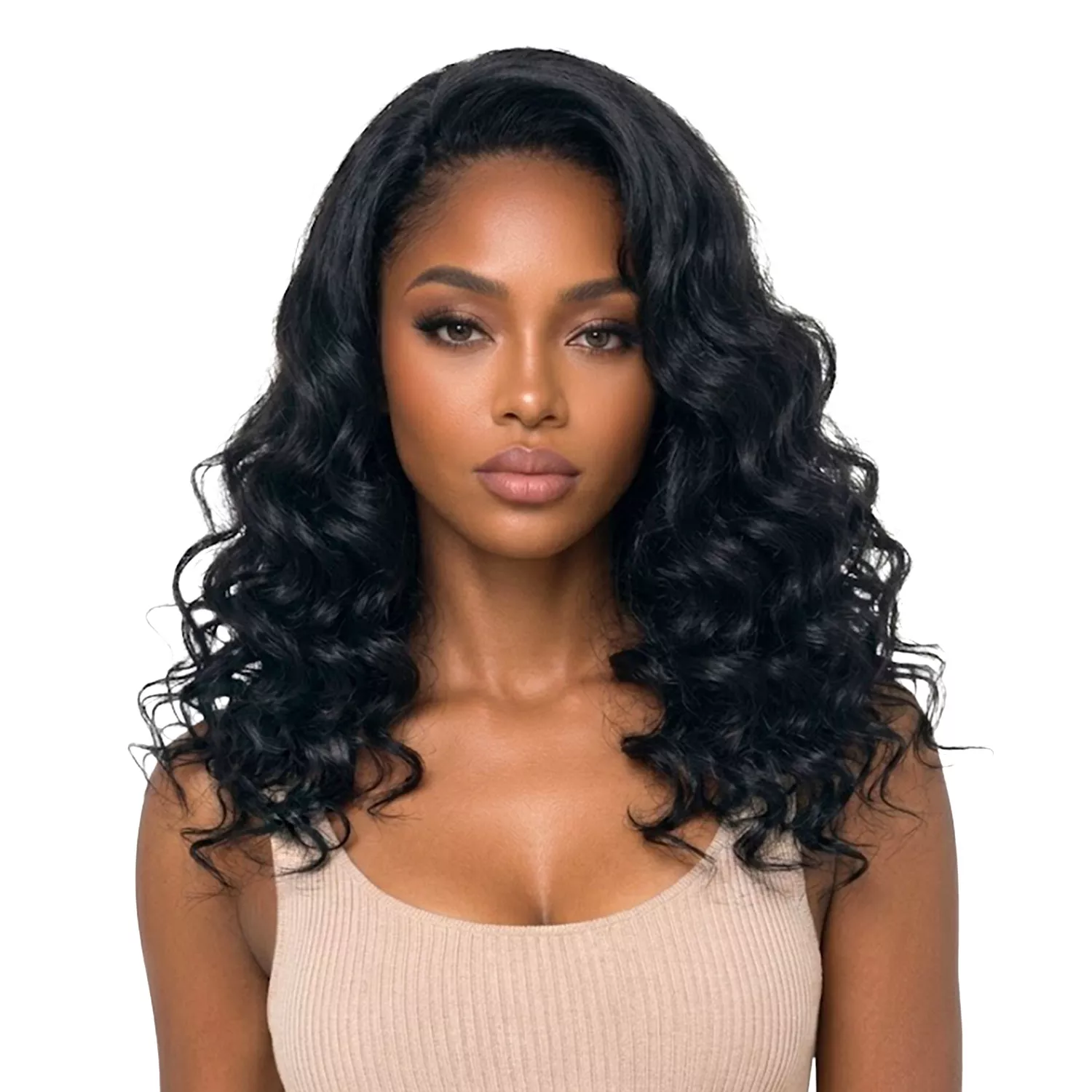 Bewigg Human Remy Hair Half Wig Romance Curl 22"