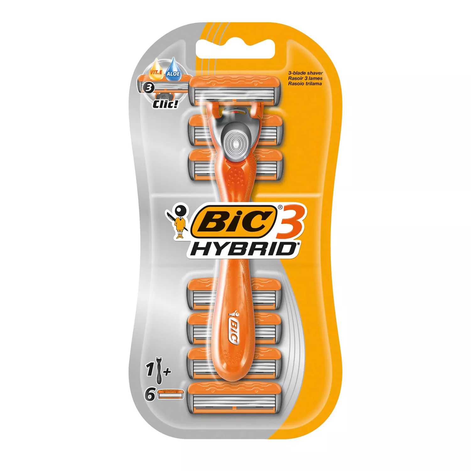 Bic 3 Hybrid Razor 6 Blade Refills