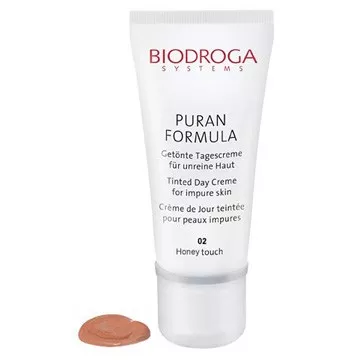 Biodroga Puran Formula Tinted Day Cream for Impure Skin - 1.7 oz - Honey Touch (43753)