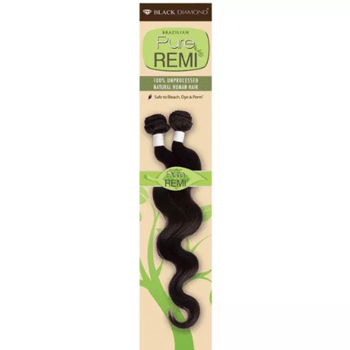 Black Diamond Pure Remi Unprocessed Human Hair Weave – BODY WAVE 10-22″