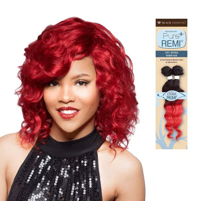 Black Diamond Pure Remi Unprocessed Human Hair Weave – SPIRAL CURLY 10″/12″/14″