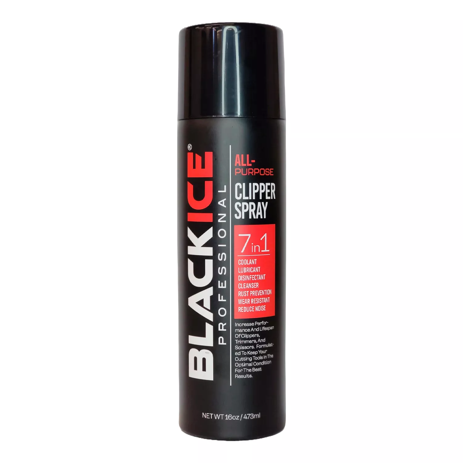 Black Ice Professional All-Purpose 7 In 1 Clipper Spray 16oz/ 473ml