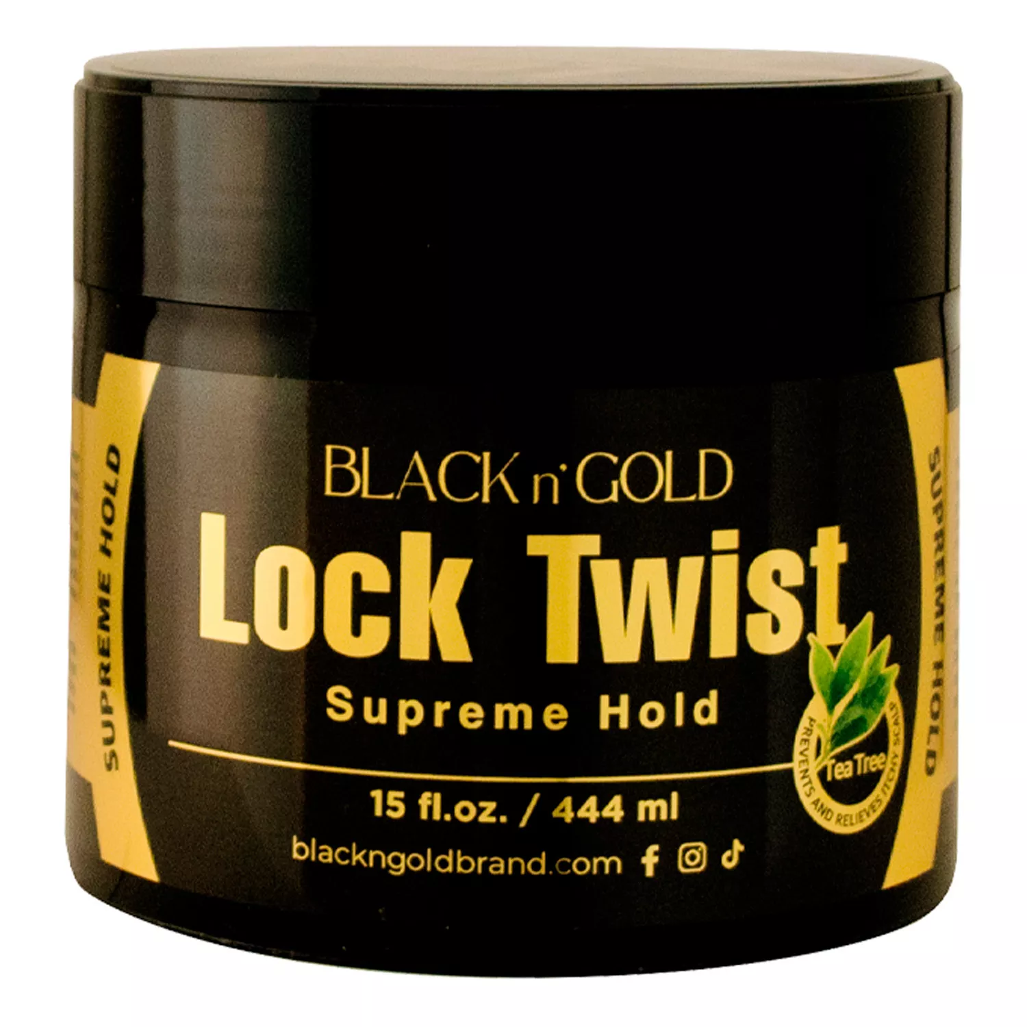 Black N Gold Lock Twist