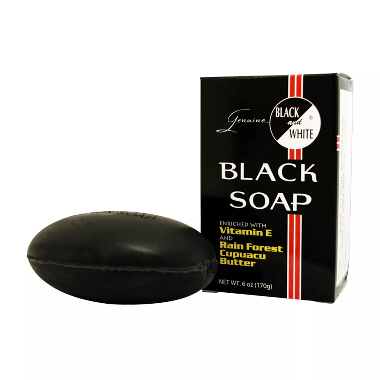Black & White Black Soap 6.1oz
