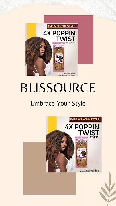 Blissource Pre-Fluffed Poppin Twist -4X Value Pack