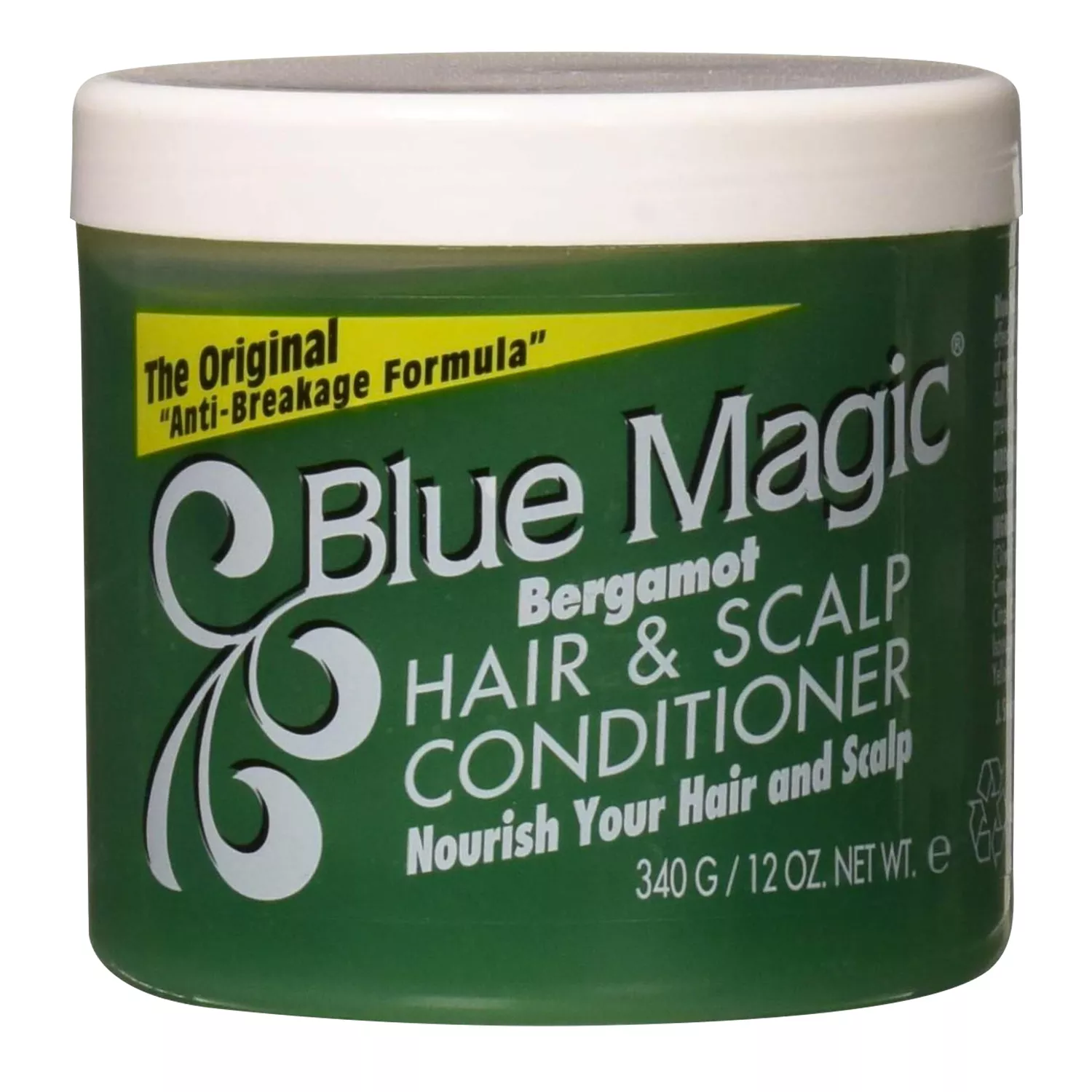 BLUE MAGIC Bergamot Hair&Scalp Conditioner 12oz - Green