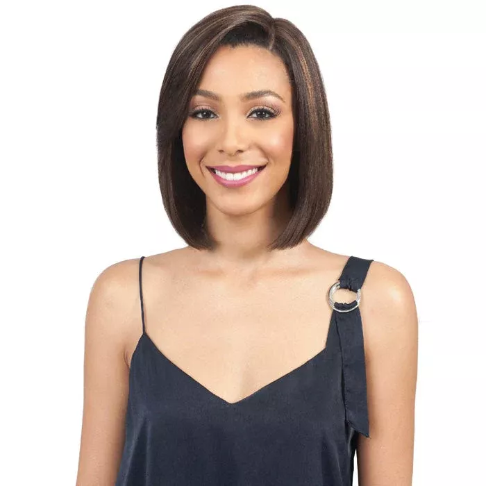 Bobbi Boss 100% Human Hair HD 5″ Deep Part Lace Front Wig – MHLF405 FLORA