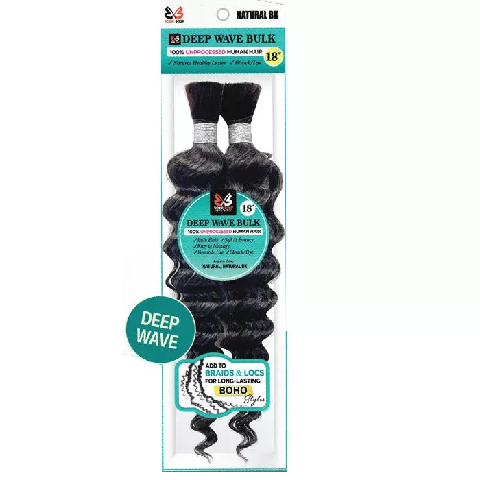 Bobbi Boss 100% Unprocessed Human Hair Bulk - DEEP WAVE BULK 24"