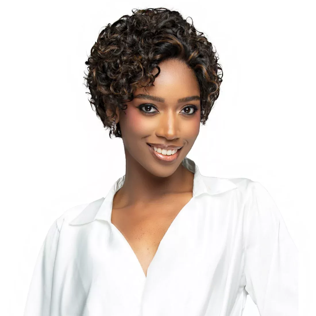 Bobbi Boss 100% Unprocessed Human Hair Lace Front Wig - BNL002 ELENA