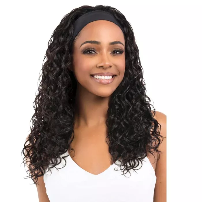 Bobbi Boss Active 100% Human Hair Headband Wig – MH1421 HB DEEP WAVE
