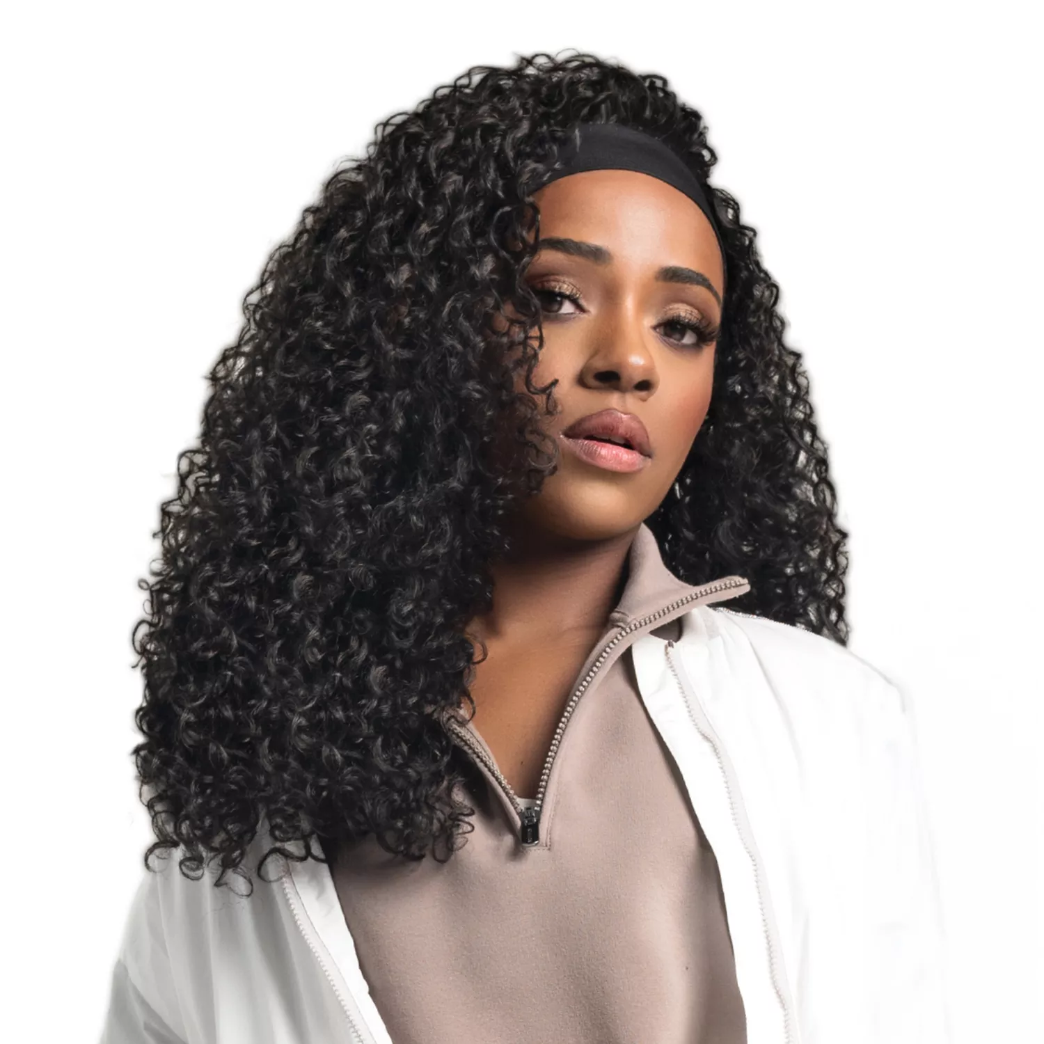 Bobbi Boss Active Headband Wig – M1017 HB JERRY CURL