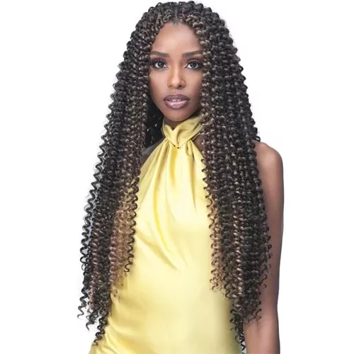 Bobbi Boss African Roots Crochet Braid – 2X BRAZILIAN WATER CURL 20″