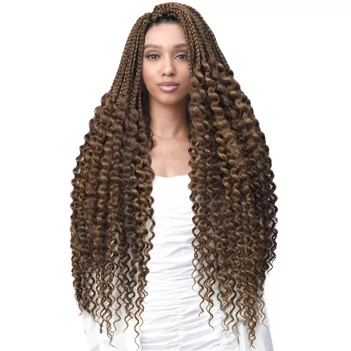 Bobbi Boss Crochet – BOMBA BOX BRAID Loose Curly Tips 28″2X
