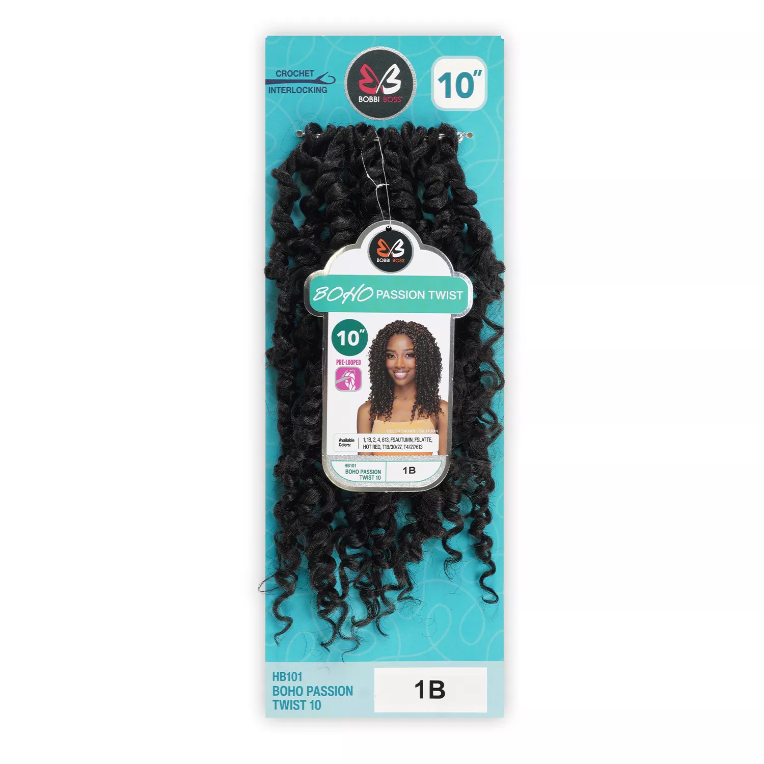 Bobbi Boss Crochet Braids HB101 Boho Passion Twist 10"