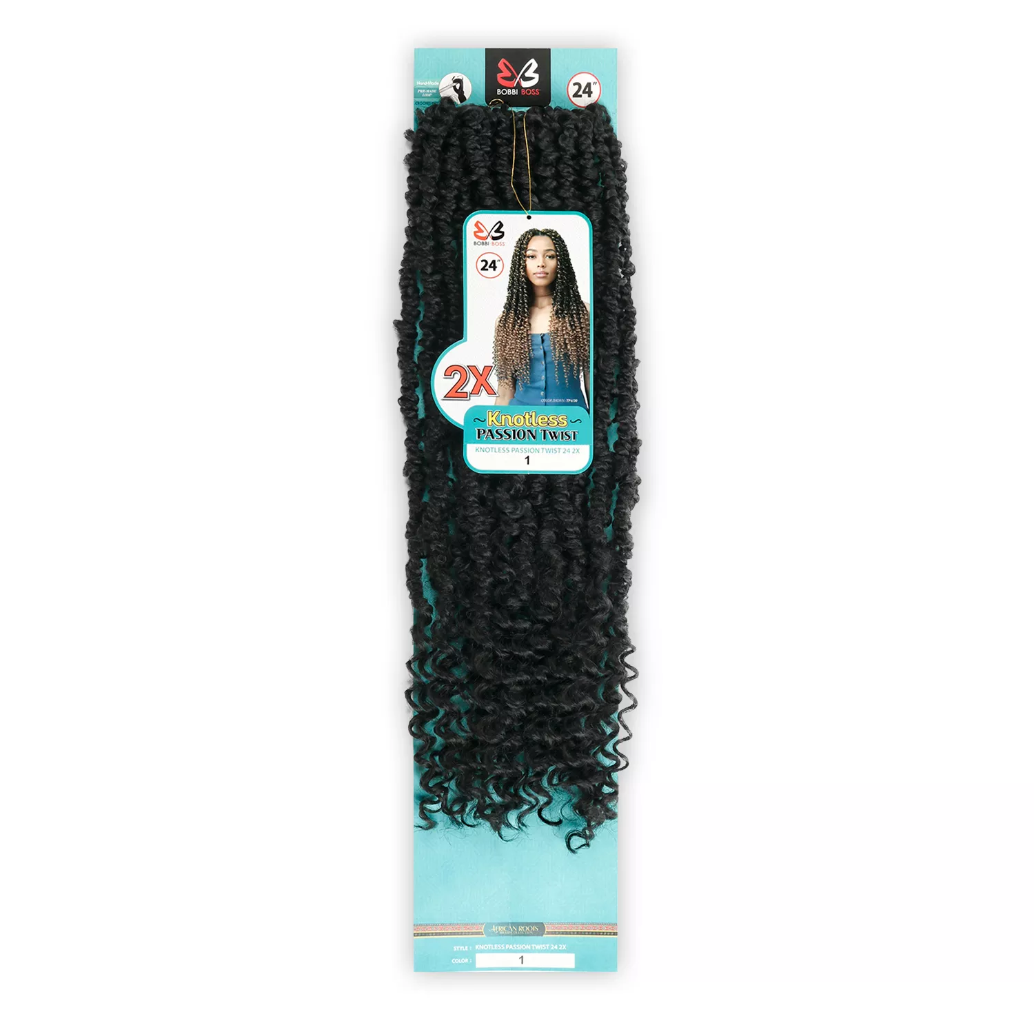 Bobbi Boss Crochet Braids Knotless Passion Twist 24" 2X