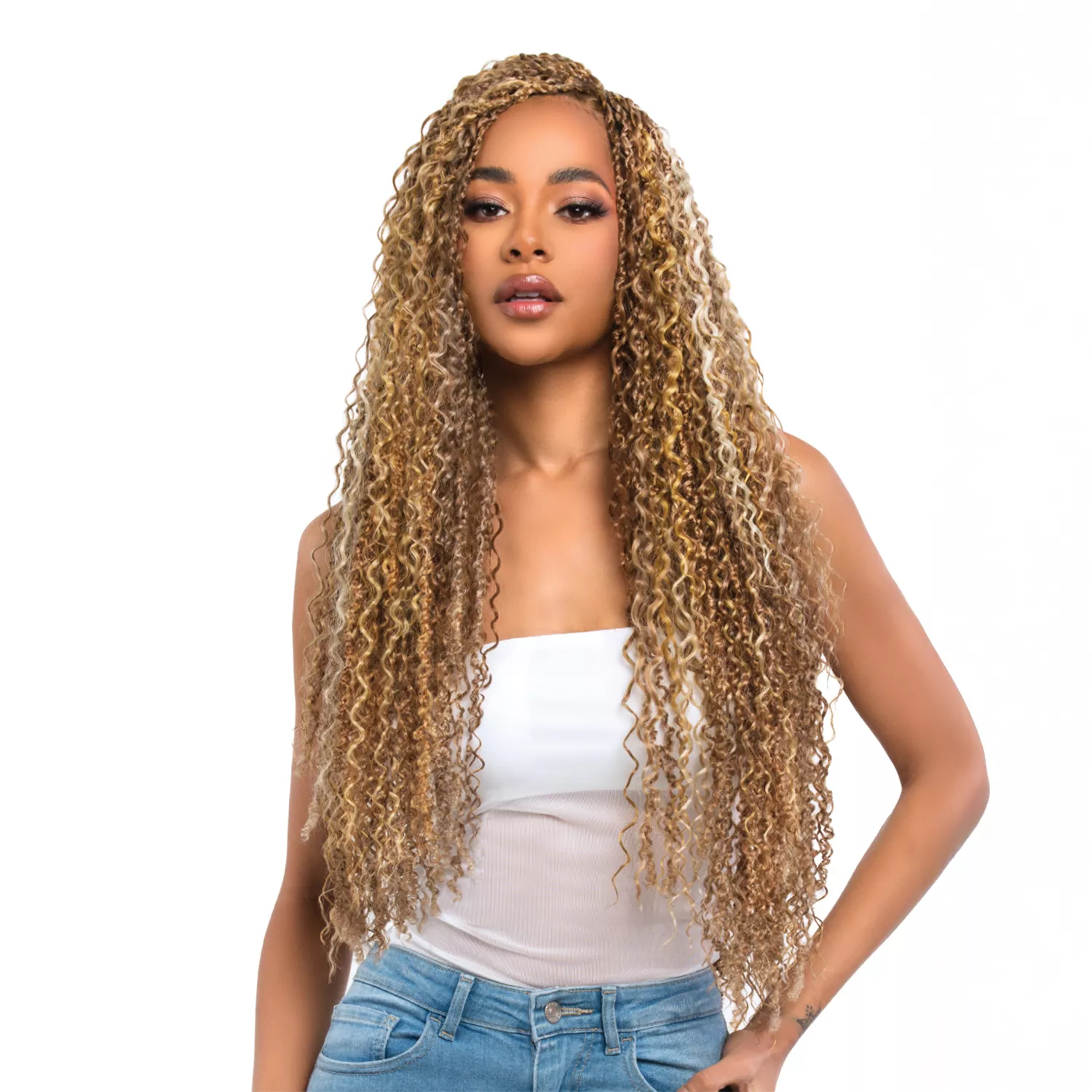 Bobbi Boss Crochet Braids Xtra Boho Box Fine Twist+Wave 24" 3X