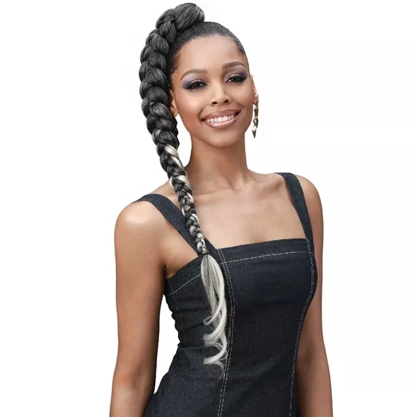 Bobbi Boss King Tips Pre-Feathered Braid - J BODY WAVE X3 28"