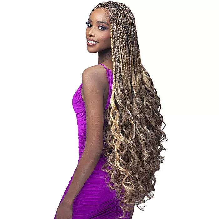 Bobbi Boss Knotless Pre-Stretched Braid - 3X FRENCH CURL 28"