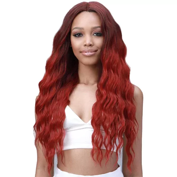 Bobbi Boss Miss Origin Designer Mix 12A Weave Bundle - NATURAL BEACH CURL 3PCS + 5" DEEP LACE CLOSURE (COMPLETE PACK)