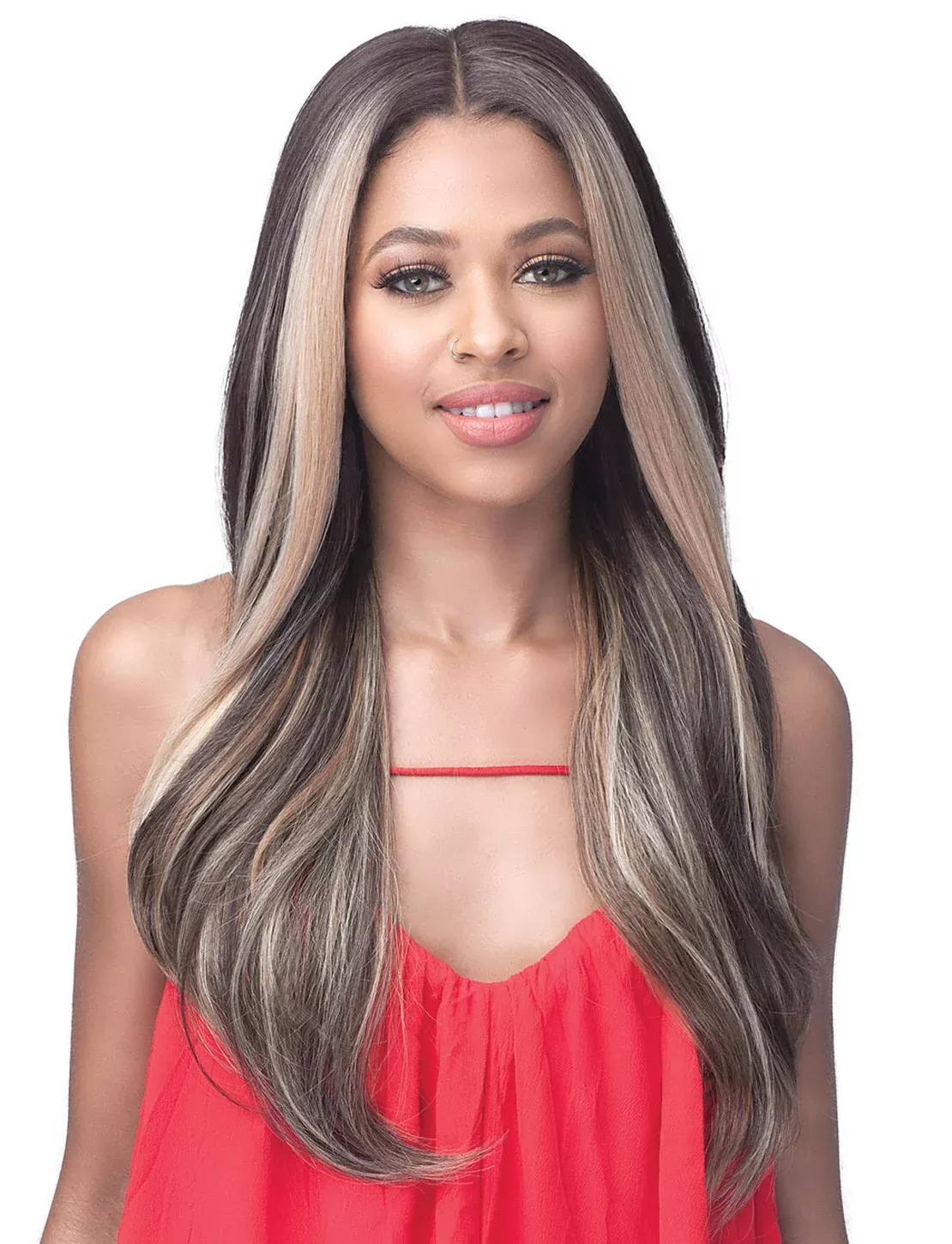 Bobbi Boss Miss Origin Designer Mix 12A Weave Bundle - NATURAL J-BODY 3PCS + 5" DEEP LACE CLOSURE