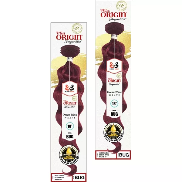 Bobbi Boss Miss Origin Human Hair Blend Weave - OCEAN WAVE 18/24/30"