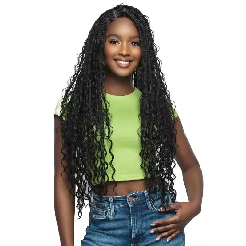 Bobbi Boss Synthetic Glueless HD Braid Full Lace Wig - FLS001 BOHO BOX BRAID 32