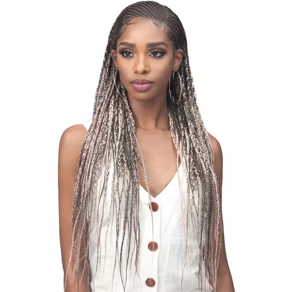 Bobbi Boss Synthetic Hand Braided 13x7 Lace Front Wig MLF522 CICELY