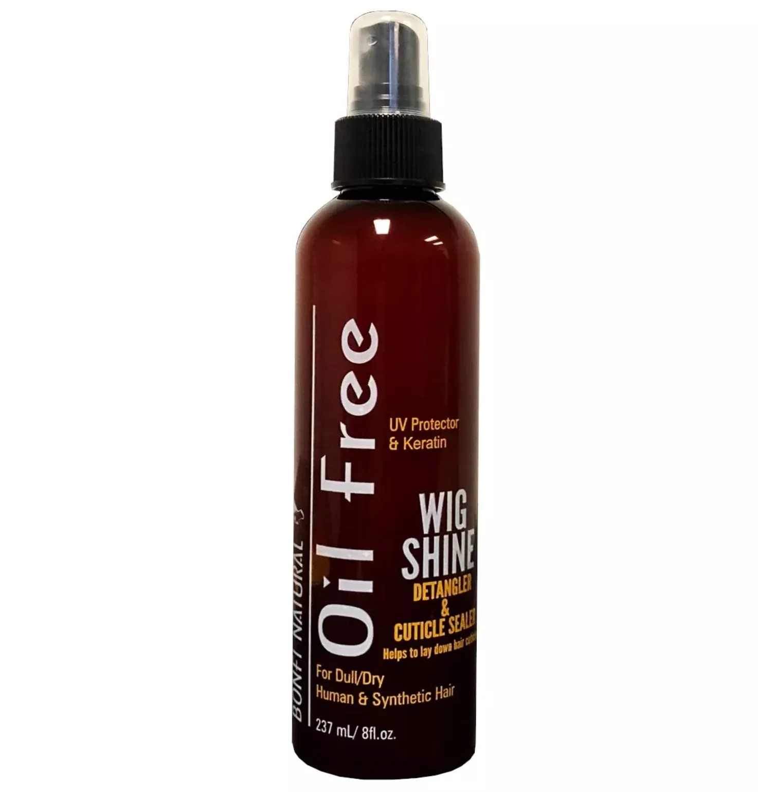 BONFI NATURAL OIL FREE WIG SHINE DETANGLER & CUTICLE SEALER