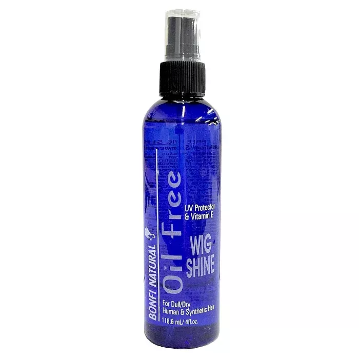 Bonfi Natural Organic For Dull / Dry Human and Synthetic Hair Wig Shine - 4 oz