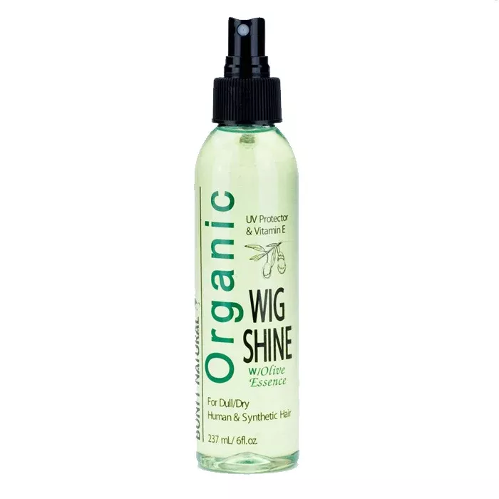 Bonfi Natural Organic Wig Shine with Olive Essence 6 oz